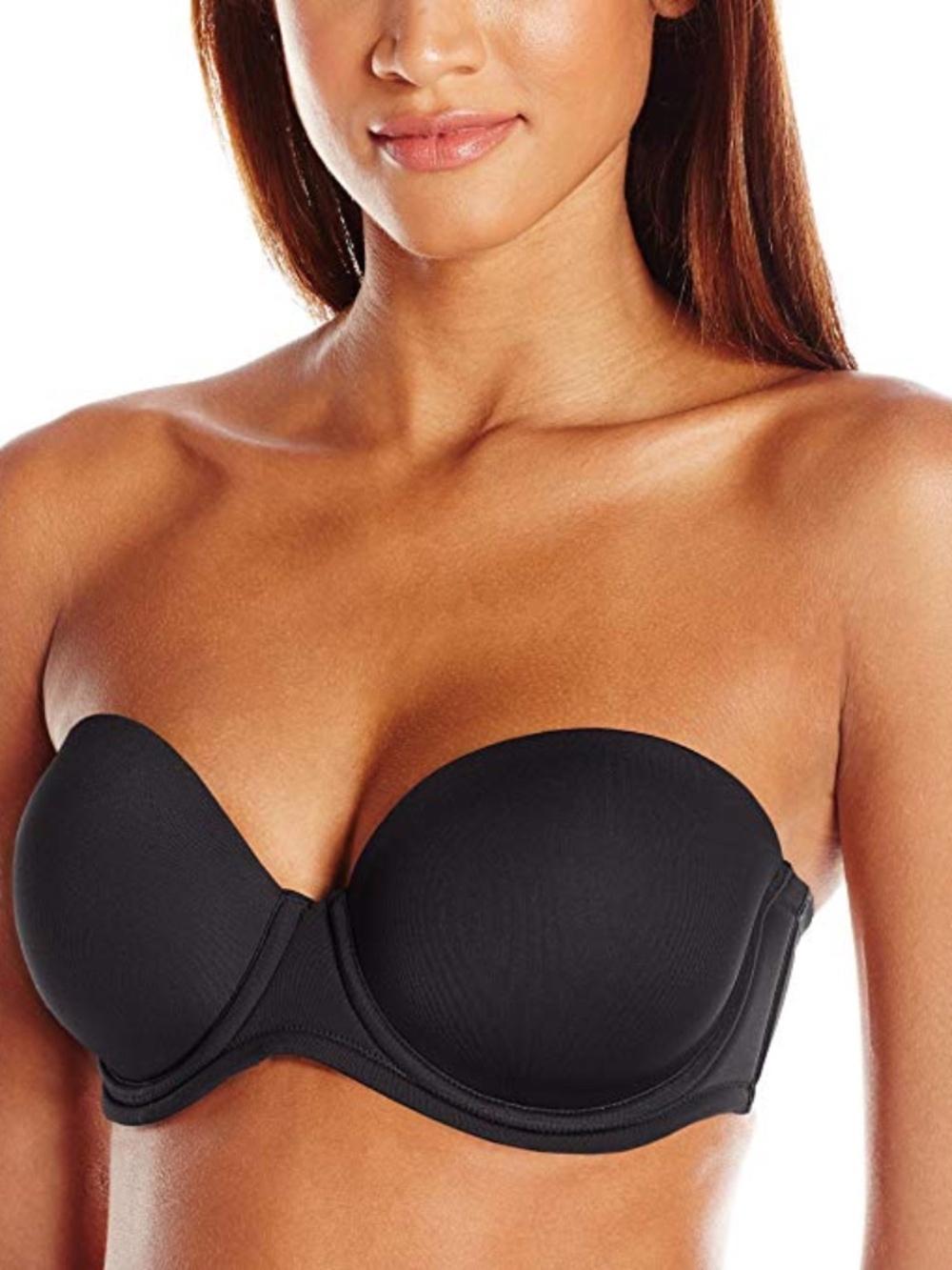NWT Wacoal Red Carpet Strapless Bra Black 38D Underwire Smooth